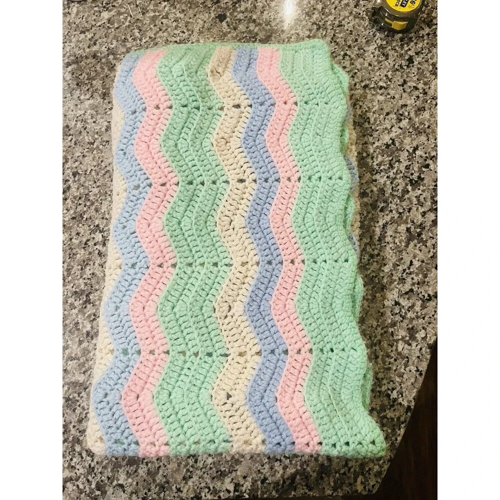 Square Afghan Crochet Blanket 40